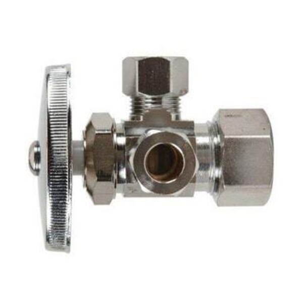 BRASSCRAFT LF 1/2 X 3/8 X 3/8 COMP DU OUT ST