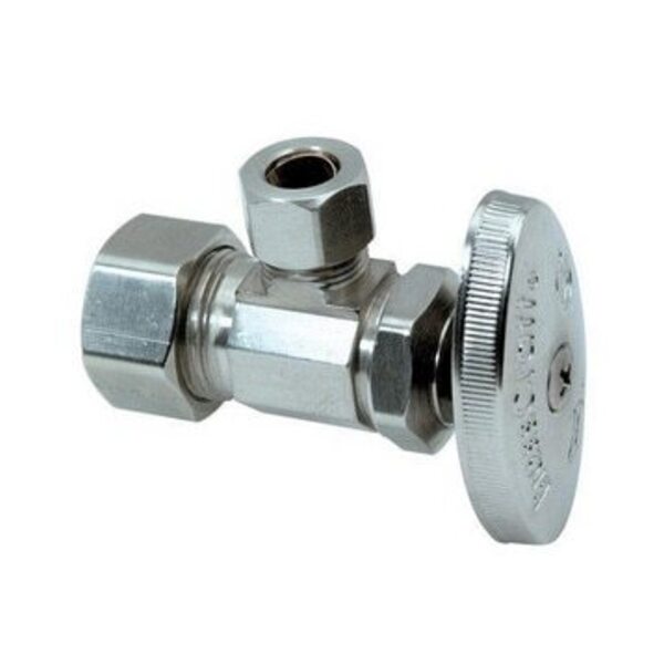 BRASSCRAFT LF 1/2 COMP X 3/8 COMP ANG ST CP