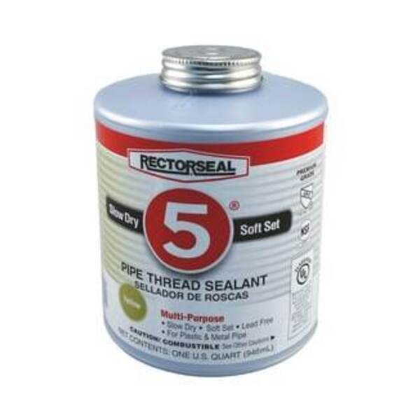 RECTORSEAL 1 QT #5 PIPE CMPD BRUSHTOP