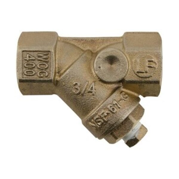 WATTS LF 1-1/4 BRZ 400# IPS WYE STRN