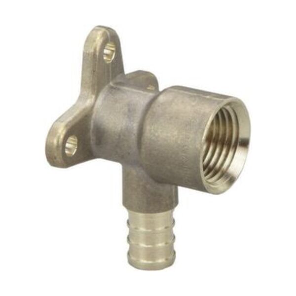 VIEGA LF 1/2 BRS PEX CRMP FNPT DE ELL