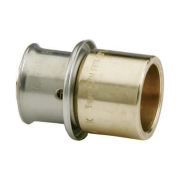 VIEGA LF 1/2X1/2 BRZ PEX PRESS CTS ADPT