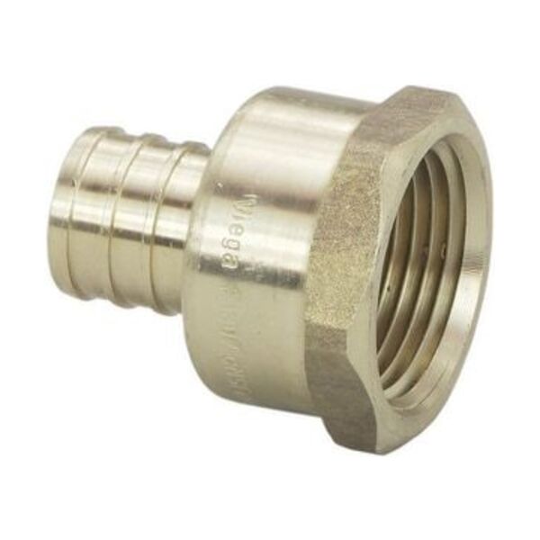 VIEGA LF 3/4 BRS PEX CRMP FNPT ADPT