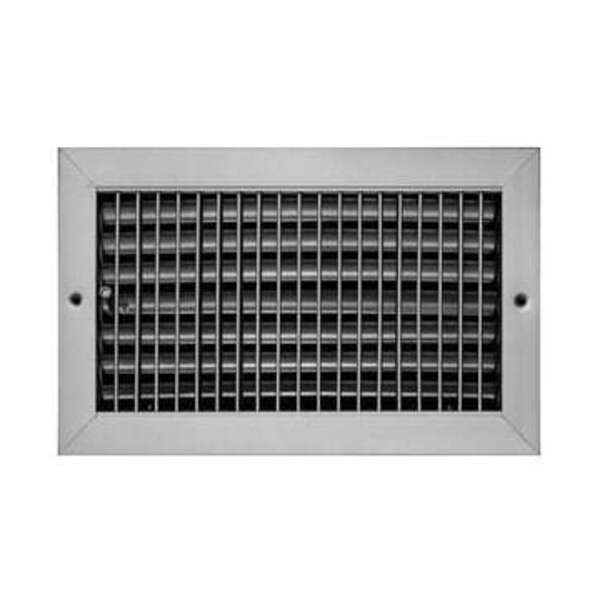 PROSELECT 6 x 6 in. Commercial Ceiling & Sidewall Register in White Steel