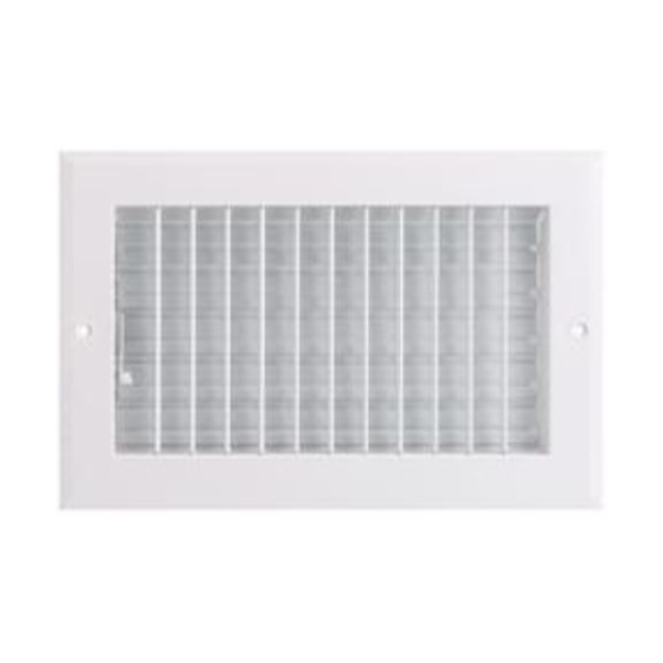 PROSELECT 30 x 6 in. Residential Ceiling & Sidewall Register in White 1-way Aluminum