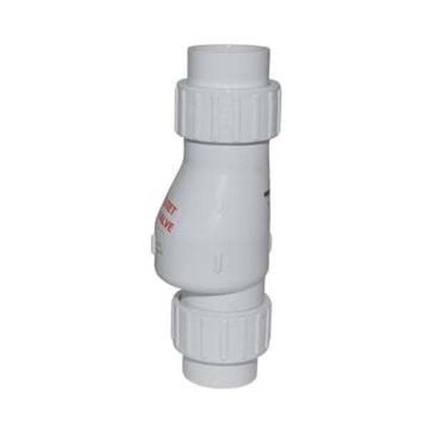 ZOELLER 1-1/2 PVC QUIET UNION CHK VLV