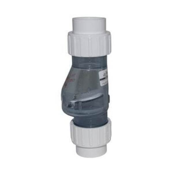 ZOELLER 1.5 PVC CLR CHK VLV