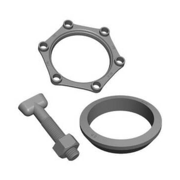 PROSELECT 10 in. Ductile Iron, Low Alloy Steel, Plastic and Rubber Mechanical Joint Accessory Pack