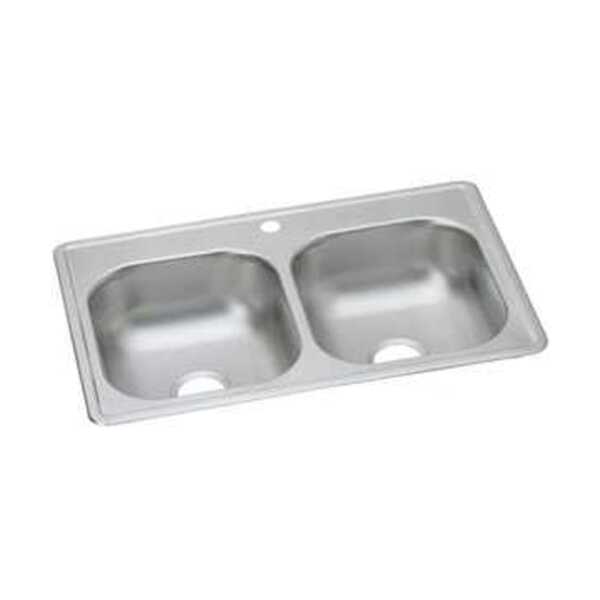 DAYTON/KINGSFORD 33X19 1H 2B SS TM KITC SINK ELSA