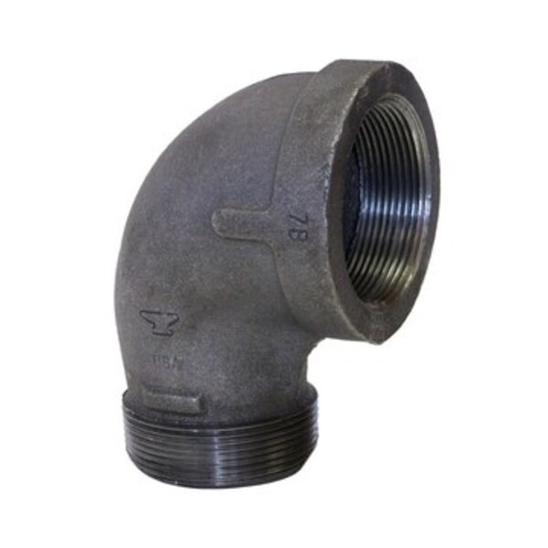 DOMESTIC MANUFACTURERS 2-1/2 BLK MI 150# ST 90 ELL