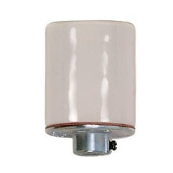 SATCO L/KEY PORC SOC W/ MTL CAP