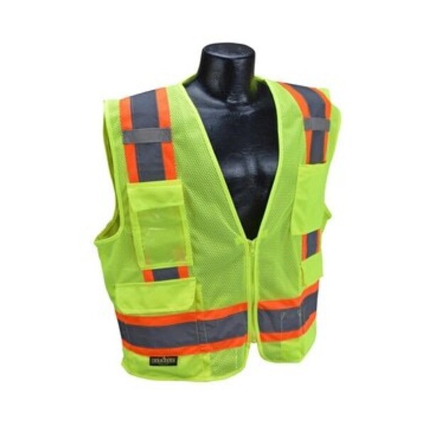 RADIANS INC MESH SAF VEST CL2 GREE LG