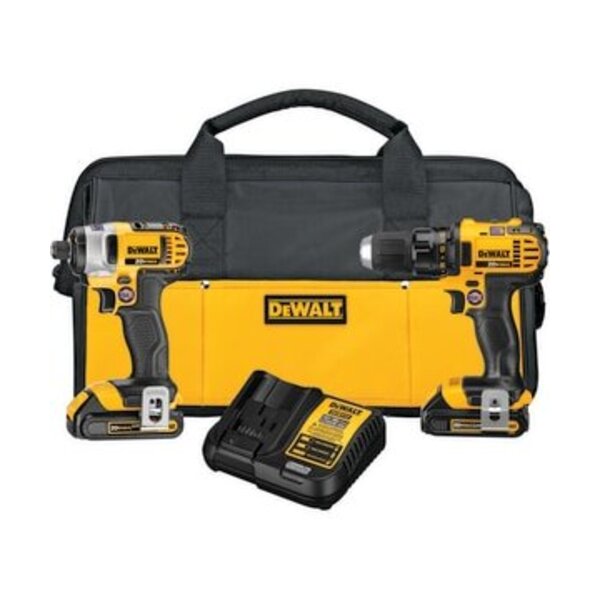 DEWALT 20V MAX LI-ION COMP DRILL & IMPACT