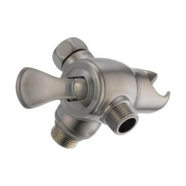 DELTA @ 3W SHWR ARM DIV W/ H/SHWR MNT SS