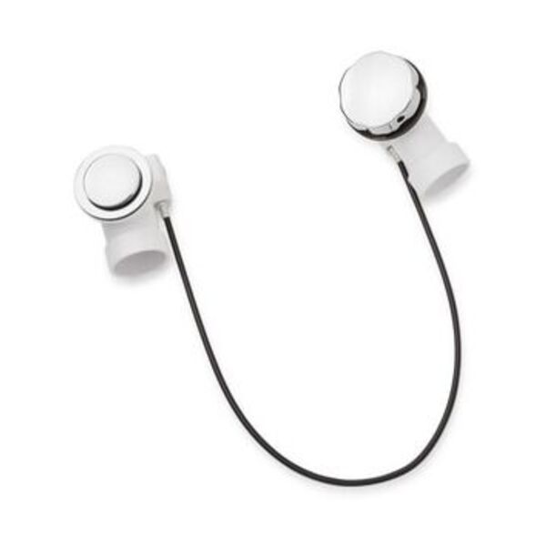 SIGNATURE HDWR 17-22 PVC CABLE DRAIN W/ TRIM CP