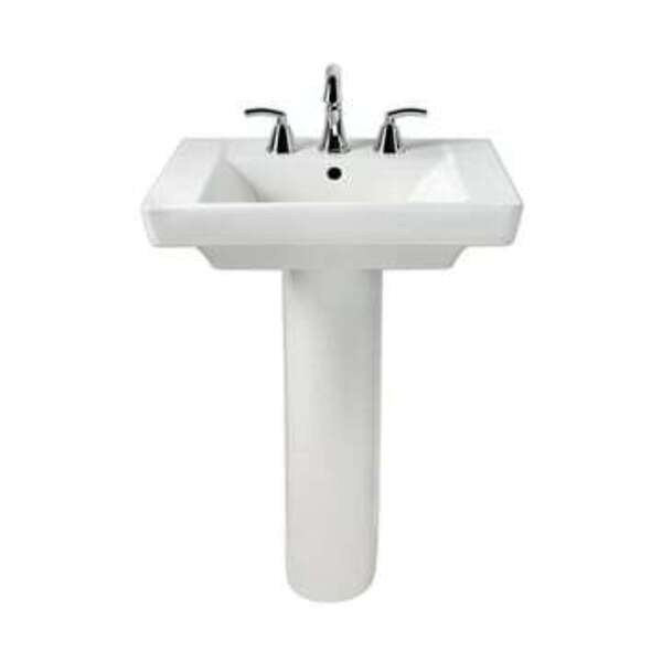 AMERICAN STANDARD 3H 4CC PED VC SINK WHIT