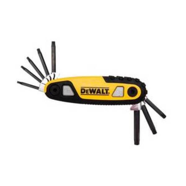 DEWALT FOLD / LOCK HEX KEY SET - TORX