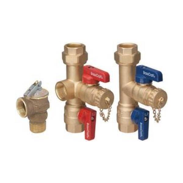 BRASSCRAFT LF SERV VLV KIT 3/4 IPS W/ PR