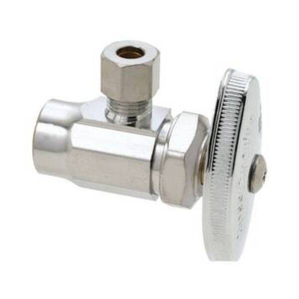 BRASSCRAFT LF 1/2 SWT X 3/8 COMP STRT ST CP