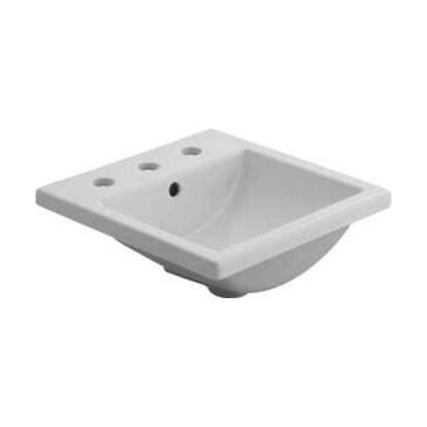 AMERICAN STANDARD *STUDIO VC SINK 8 CTR WHIT