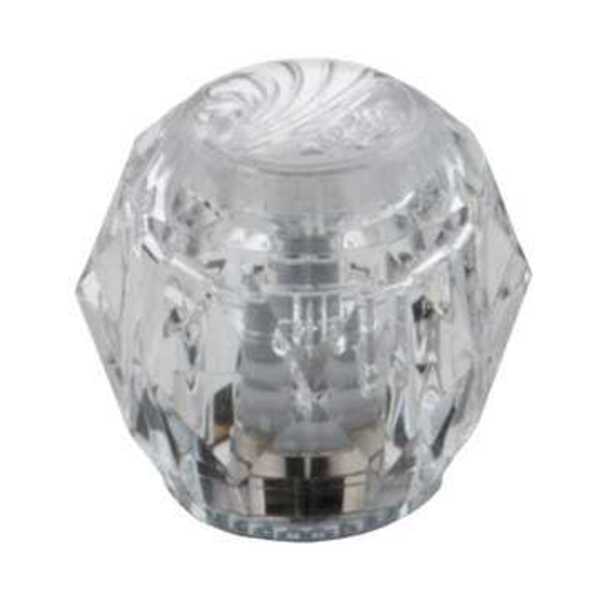 DELTA @ 2HDL CLR KNOB F/ W/SPRD LAV CP