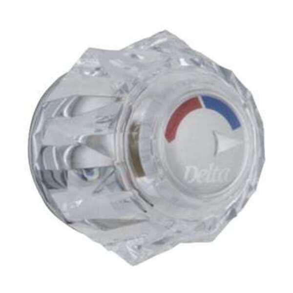 DELTA @ LG SGL CLR KNOB HDL CP