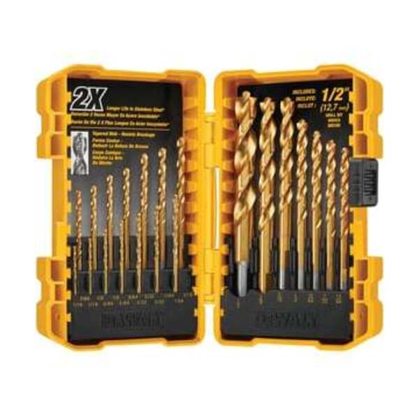 DEWALT 21PC TITAN PP DRILL BIT SET