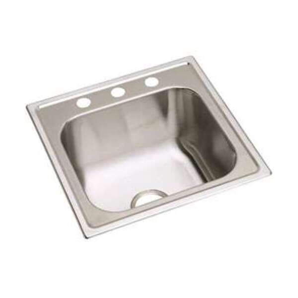 DAYTON/KINGSFORD 20X20 3H 1B SS TM KITC SINK PHSA