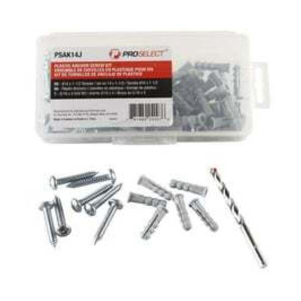 PROSELECT 14X1-1/2 PLAS ANCR KIT 50PCS