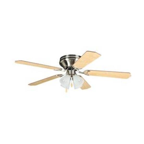 CRAFTMADE CCY BN 52 5 BLD CEIL FAN W/ 4 LGHT