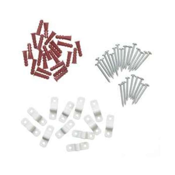 CLOSET MAID SHLF CLIPS W/ SCRW 12 PK