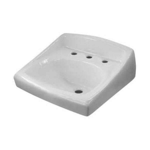 SLOAN VALVE CO WM VC LAV B/SPLSH O/FLOW 8 CC WHIT