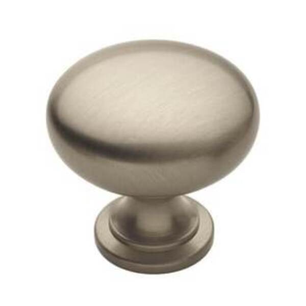 AMEROCK LLC 1-3/16 in. Round Door Knob in Satin Nickel