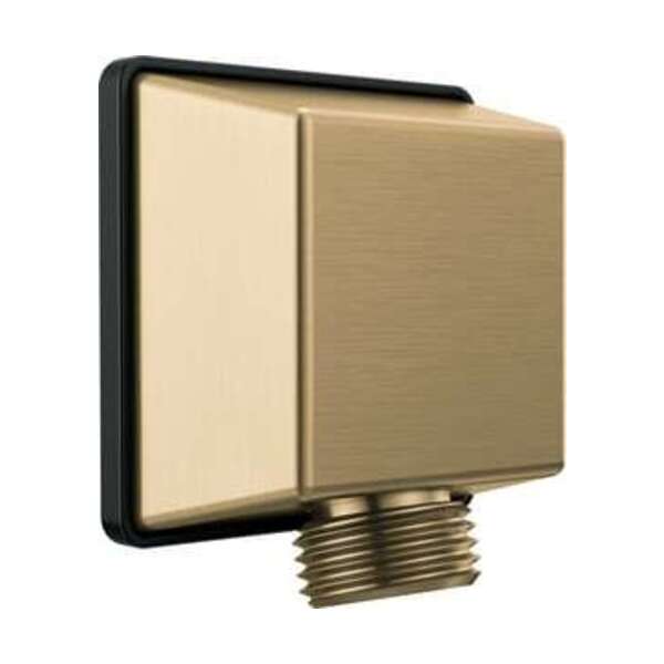 DELTA @ SQ WALL ELL F/ H/SHWR CHBR