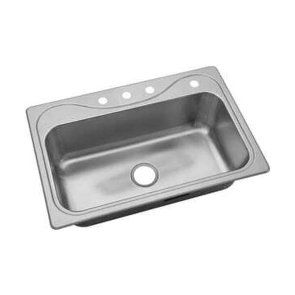 STERLING 33X22 *SOUTHHA SGL BASIN SINK SS