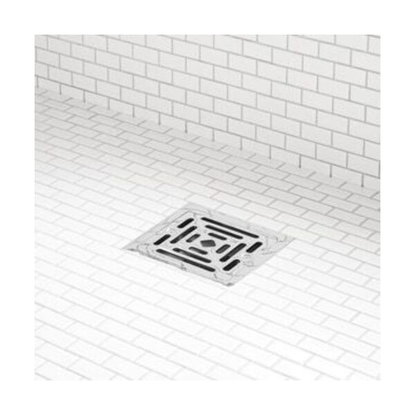 SIGNATURE HDWR TI SQ COMPLETE SHWR DRN CP