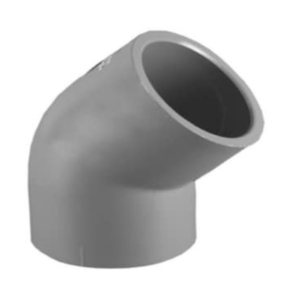 CHARLOTTE PIPE AND FOUNDRY CO 2-1/2 PVC S80 SXS 45 ELL