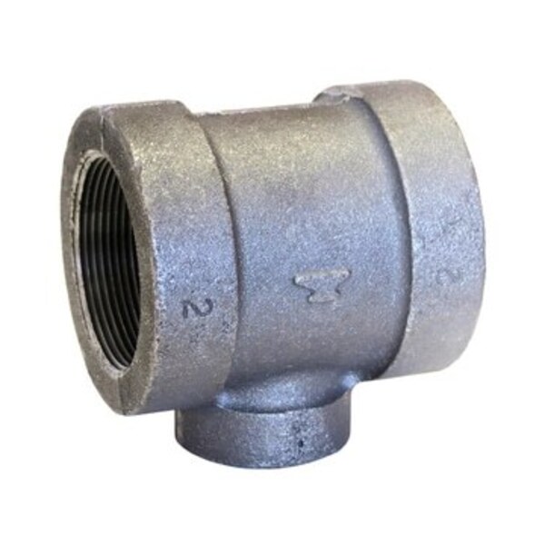 DOMESTIC MANUFACTURERS 1-1/2X1-1/2X3/4 BLK MI 300# TEE