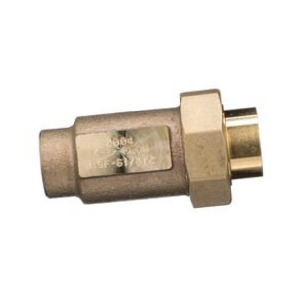 WILKINS REGULATOR LF 1/2X1/2 DU CHK VLV UNION FNPT
