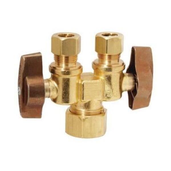 BRASS CRAFT MFG CO LF 1/2X3/8X3/8 FULL COMP QT STRT ST