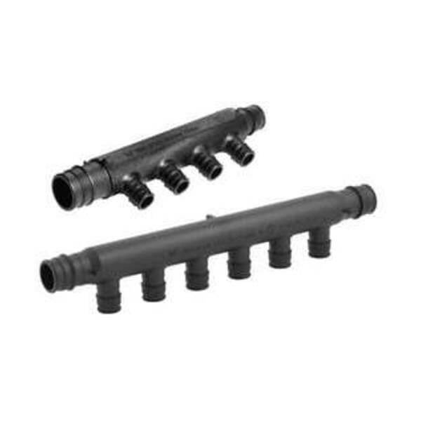 UPONOR LF 1 EP FLOWTHRU MANI W/ 4 OUT