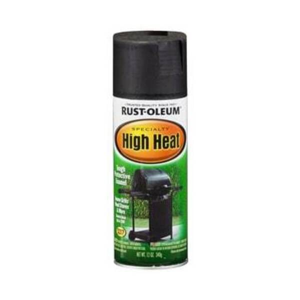 RUST-OLEUM 12OZ SPRY PAINT HH BBQ BLAC