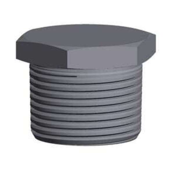 DOMESTIC MANUFACTURERS 1-1/2 FS 3M-6M THRD HEX PLUG