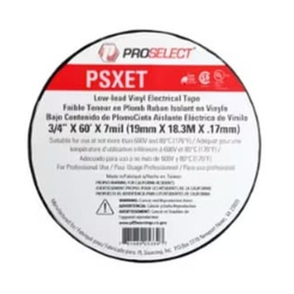 PROSELECT LF 3/4X60 BLAC ELEC TAPE