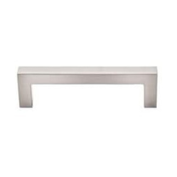 TOP KNOBS 3-3/4 SQ BAR PULL BRUS SN