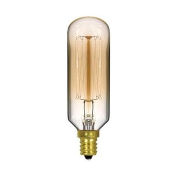 SATCO 40T9/GOLD/9S/E12/120V VINTAGE