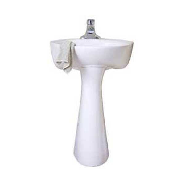 AMERICAN STANDARD @ 15-1/2X15-1/2 4 WH LAV *CORNIC WH