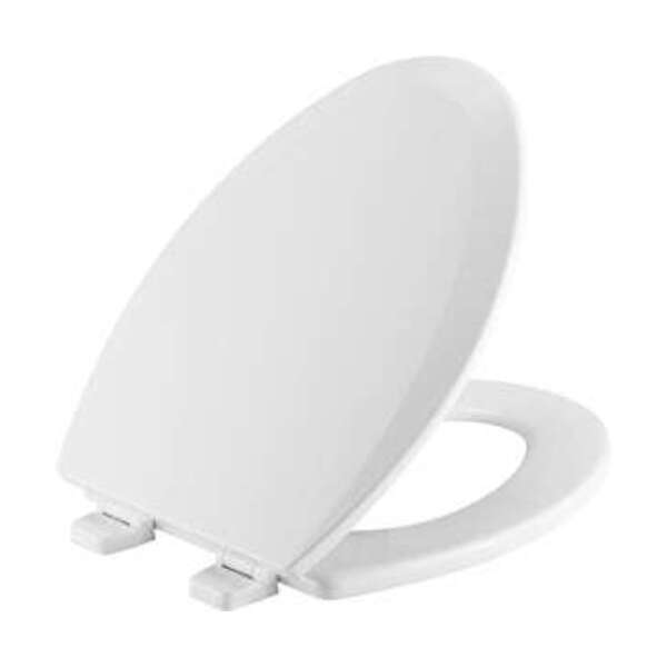 BEMIS CF W/ CVR EB CLST SEAT WHIT