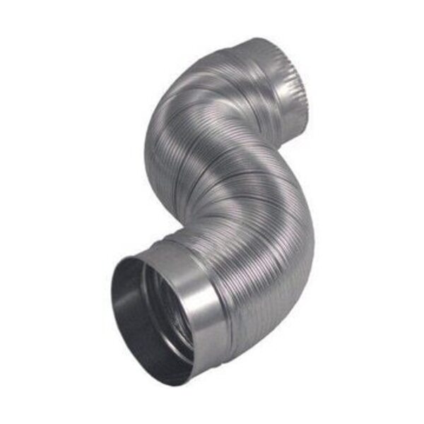 DEFLECTO 7X8 ALUM FLEX DUCT W/ CRMP END