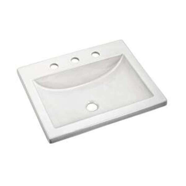 AMERICAN STANDARD 21X17-3/4 VC 8 CC DI SINK WHIT